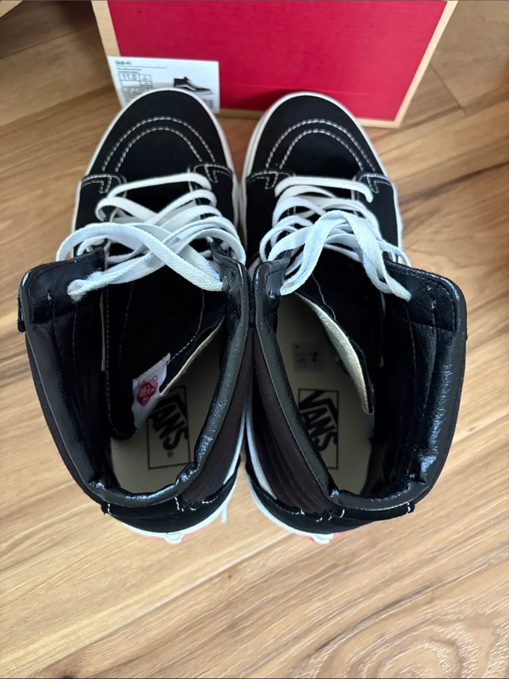 Vans Black & White Sk8-Hi High-Top Sneakers